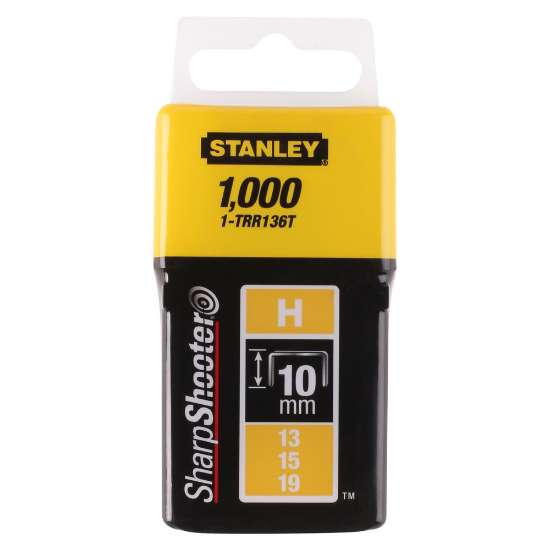 Afbeeldingen van Stanley nieten type H - 10mm - 1000 stuks