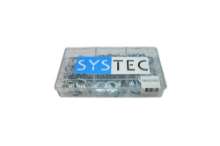 Afbeeldingen van Systec assortimentsdoos sluitring - 9 vaks M3-M14 - 1075 stuks verzinkt DIN125A