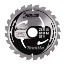 Afbeeldingen van Makita cirkelzaagblad Efficut E-08682 - Ø185x1.45x30mm 24T - voor hout