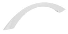 Afbeeldingen van Siro Meubelgreep kunststof - boorafstand 128mm/L 166mm/H 30mm/B 17mm - wit 