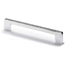 Afbeeldingen van Hettich Greep Opera, boorafstand 96 / 128 mm, L 135 mm, B 8,5 mm, H 33 mm, glans verchroomd