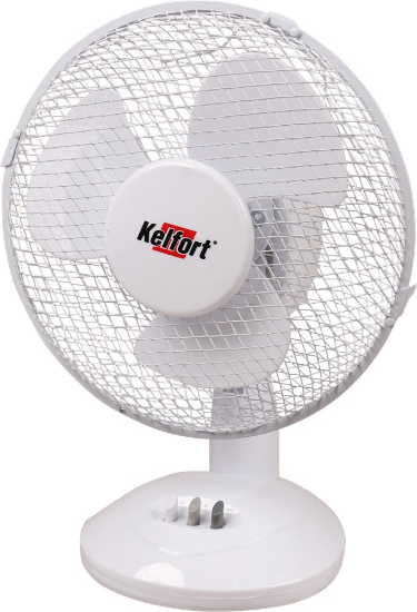Afbeeldingen van Kelfort Ventilator tafelmodel - 310x180x275mm - Wit