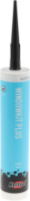 Afbeeldingen van Kelfort Beglazingskit windowkit - 310ml - zwart plus alkydhars 