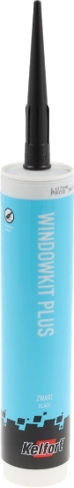 Afbeeldingen van Kelfort Beglazingskit windowkit - 310ml - zwart plus alkydhars 