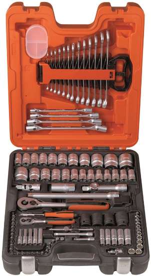 Afbeeldingen van Bahco 1/4", 1/2" doppenset 106 delig (S106)