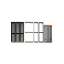 Afbeeldingen van Blum basispakket Orgalux - 1x bestekindeling D50 1x werkbestekindeling D50 - carbonzwart OL.BP5002CS