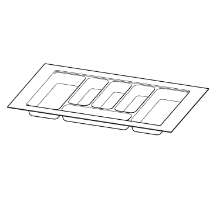 Afbeeldingen van Hettich OrgaTray 440, antraciet, 380 - 440 / 501 - 600