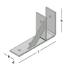 Afbeeldingen van GB F-anker - 175x315mm 80x8mm - thermisch verzinkt
