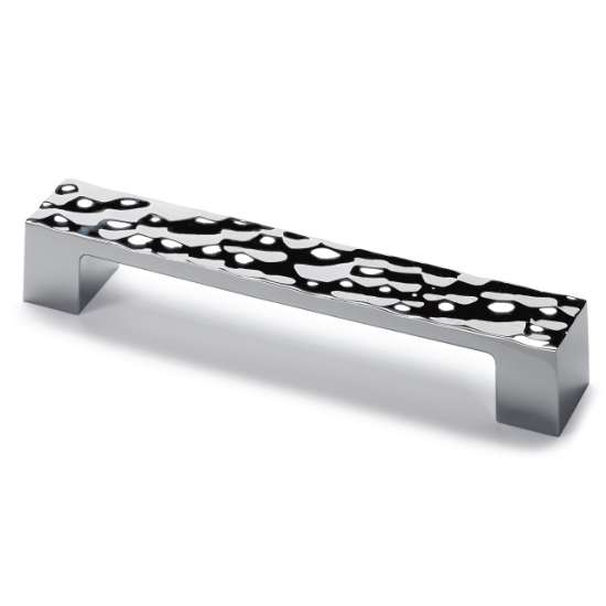 Afbeeldingen van Hettich Greep Solda, boorafstand 160, L 180 mm, B 29 mm, H 26 mm, glans verchroomd