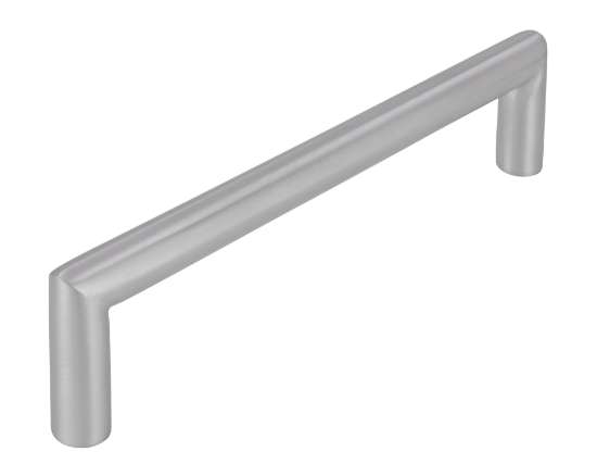 Afbeeldingen van Siro Meubelgreep metaal - boorafstand 128mm/L 138mm/H 32mm/B 10mm RVS 