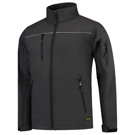 Afbeeldingen van Tricorp Softshell Luxe kids 402016 Donkergrijs 128