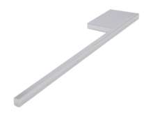 Afbeeldingen van Siro Handdoekhouder metaal - boorafstand 48mm/L 300mm/H 50mm/B 10mm chroom glanzend 