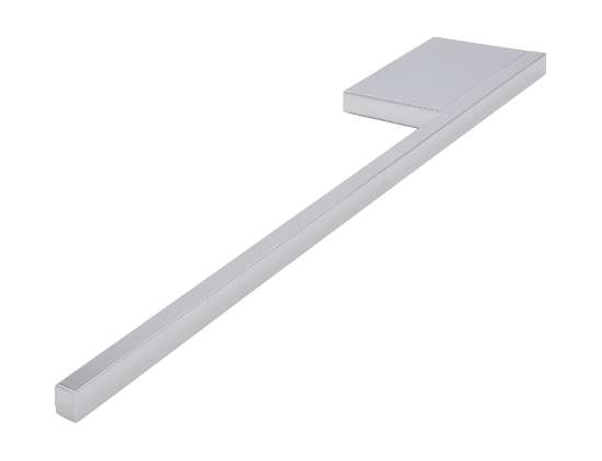 Afbeeldingen van Siro Handdoekhouder metaal - boorafstand 48mm/L 300mm/H 50mm/B 10mm chroom glanzend 