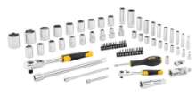 Afbeeldingen van STANLEY Dopsleutelset 1/4" + 1/2" - 72 delig STMT82831-1