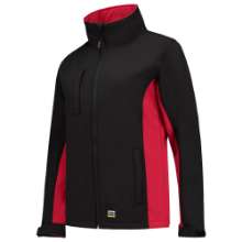 Afbeeldingen van Tricorp softshell jack 402008 - maat 5XL - zwart/rood 