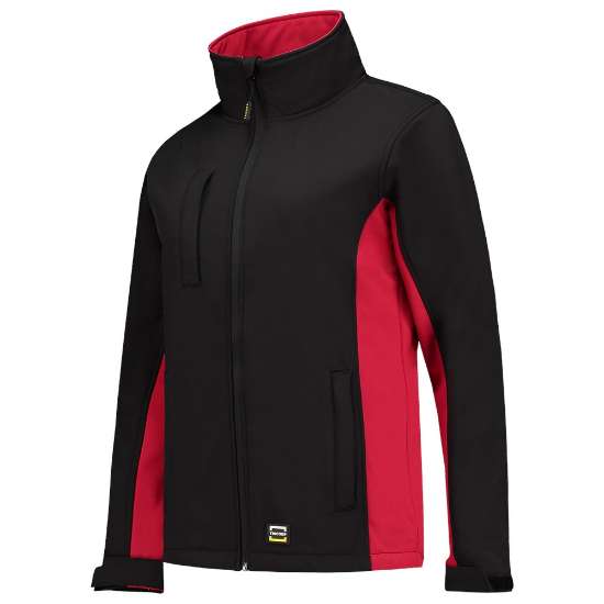 Afbeeldingen van Tricorp softshell jack 402008 - maat 4XL - zwart/rood 
