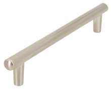 Afbeeldingen van Siro Meubelgreep metaal - boorafstand 128mm/L 157mm/H 28mm/B 10mm - RVS effect 
