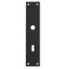 Afbeeldingen van Schild renovatie rechthoekig 250x55x2mm RVS mat zwart