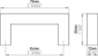 Afbeeldingen van Siro Meubelgreep metaal - boorafstand 64mm/L 76mm/H 35mm/B 12mm RVS 