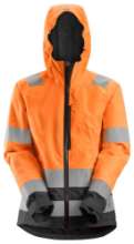 Afbeeldingen van Snickers softshell dames jack 1347-5558 maat XXL High Visibility Oranje
