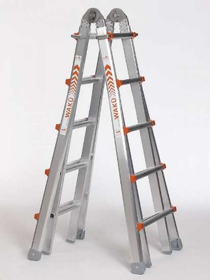 Afbeeldingen van Waku Telescoopladder 4x5 sporten model 2