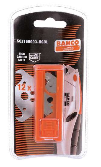 Afbeeldingen van Bahco haakse reservemessen 12 delig SQZ150003-HSBL