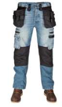 Afbeeldingen van Dunderdon werkbroek P12 maat 36/32 stonewash