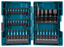 Afbeeldingen van Makita Impact Black slagschroefbitset - 35 delig