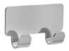 Afbeeldingen van Siro Haakstrip metaal - zelfklevend L 72mm/H 16mm/B 41mm chroom glanzend 