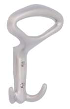 Afbeeldingen van Siro Kapstokhaak metaal - boorafstand 32mm/L 147mm/H 52mm/B 101mm - nikkel mat 
