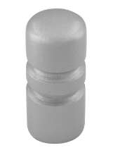 Afbeeldingen van Siro Meubelknop metaal - L 12mm/H 26mm/B 12mm - aluminium 