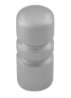 Afbeeldingen van Siro Meubelknop metaal - L 12mm/H 26mm/B 12mm - aluminium 