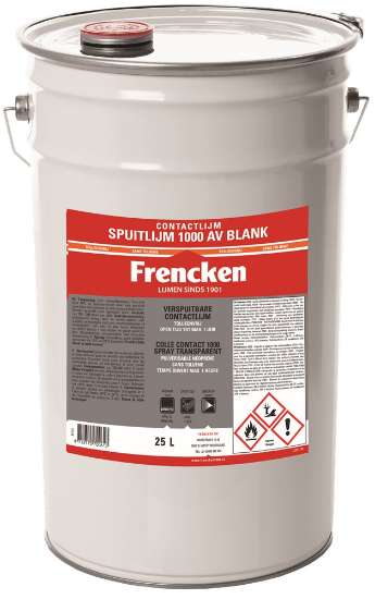 Afbeeldingen van Frencken Spuitlijm aromaatvrij - 25 liter - blank