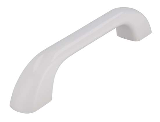 Afbeeldingen van Siro Meubelgreep kunststof - boorafstand 96mm/L 128mm/H 24mm/B 18mm - wit 