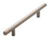 Afbeeldingen van Siro Meubelgreep metaal - boorafstand 128mm/L 208mm/H 32mm/B 12mm RVS effect 