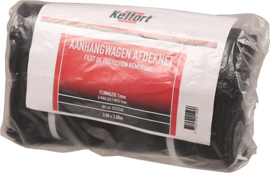 Afbeeldingen van Kelfort Aanhangwagennet - 2.0x3.0 meter - fijnmazig 