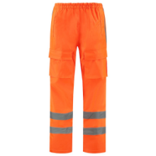 Afbeeldingen van Tricorp 503001 regenbroek oranje/geel