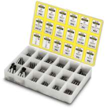 Afbeeldingen van Stanley assortiment bits - PZ/PH en zaagsnede - 200 delig met magnetische adapter