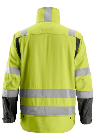 Afbeeldingen van Snickers jacket 1633-6674 maat M High Visibilty geel