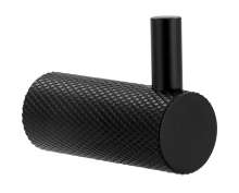 Afbeeldingen van Siro Kapstokhaak metaal - L 30mm/H 40mm/B 16mm mat zwart 