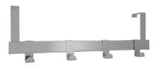 Afbeeldingen van Siro Deurkapstok metaal - met 4 haken L 404mm/H 75mm/B 138mm chroom glanzend 