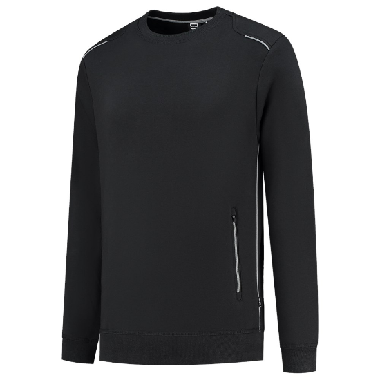 Afbeeldingen van Tricorp sweater Accent - maat 4XL - zwart/grijs  