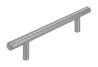 Afbeeldingen van Siro Meubelgreep metaal - boorafstand 96mm/L 148mm/H 31mm/B 10mm - RVS 