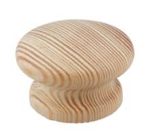 Afbeeldingen van Siro Meubelknop hout - L 44mm/H 28mm/B 44mm grenen 