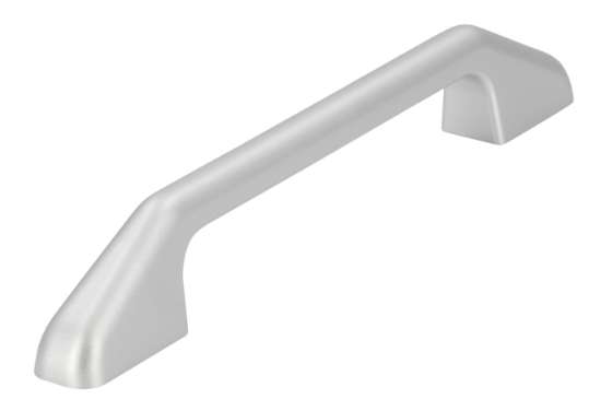 Afbeeldingen van Siro Meubelgreep kunststof - boorafstand 128mm/L 167mm/H 26mm/B 16mm - aluminium 