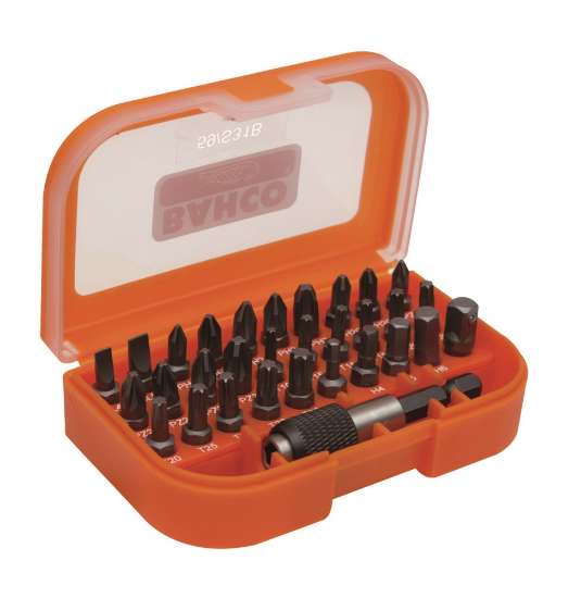 Afbeeldingen van Bahco bit set 31 delig