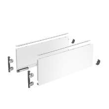 Afbeeldingen van Hettich AvanTech YOU Frontlade 187 mm hoog, setverpakking x NL 650 mm, wit, links en rechts
