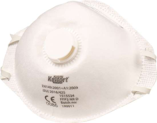 Afbeeldingen van Kelfort Stofmasker 1822C - FFP2 - Met Ventiel Cup 
