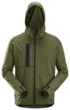 Afbeeldingen van Snickers Workwear AllroundWork, Fleece Hoodie met Rits 8058