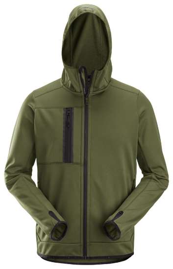 Afbeeldingen van Snickers Workwear AllroundWork, Fleece Hoodie met Rits 8058